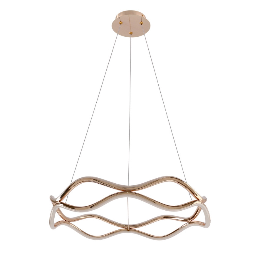 LED luster na lankách VAVE LED/28W/230V ružové zlato