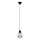 LED luster na lanku 1xE27/6,5W/230V 2500K čierny
