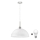 LED Luster na lanku 1xE27/60W/230V biela
