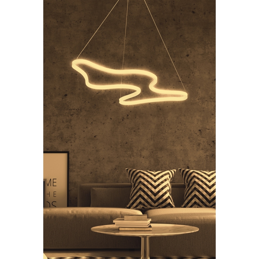 LED luster na lanku ARTISAN LED/36W/230V 4000K biely