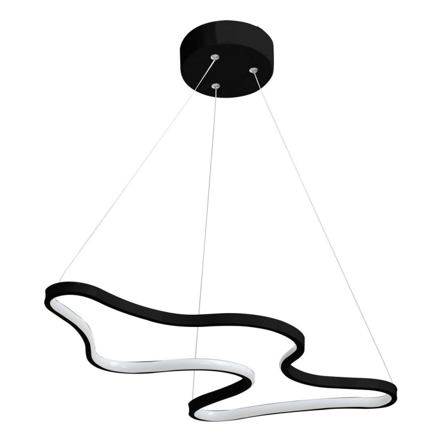 LED luster na lanku ARTISAN LED/36W/230V 6500K čierna