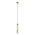 LED Luster na lanku BARS 1xGU10/4,8W/230V zlatá