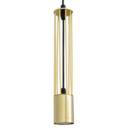 LED Luster na lanku BARS 1xGU10/4,8W/230V zlatá