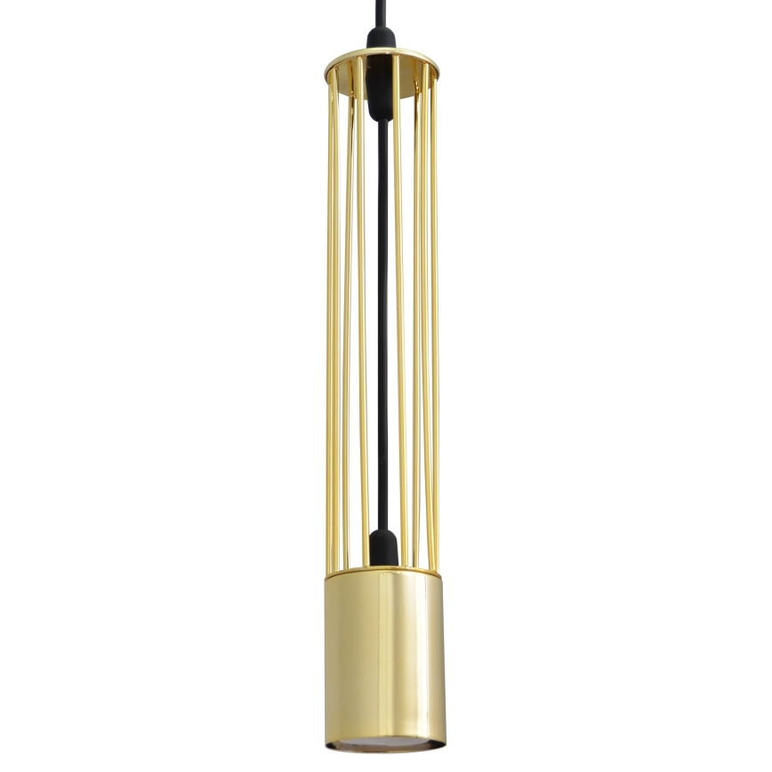 LED Luster na lanku BARS 1xGU10/4,8W/230V zlatá