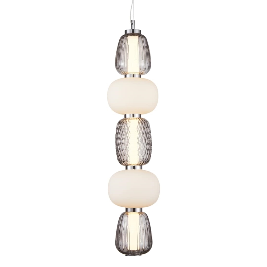 LED Luster na lanku CARO LED/40W/230V lesklý chróm