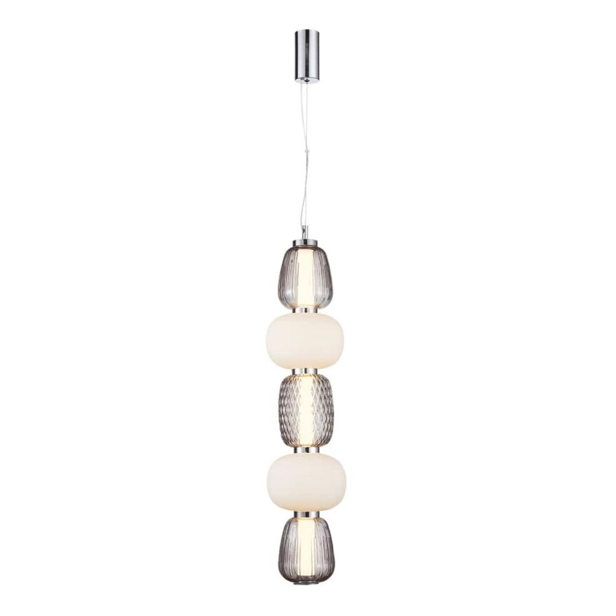LED Luster na lanku CARO LED/40W/230V lesklý chróm