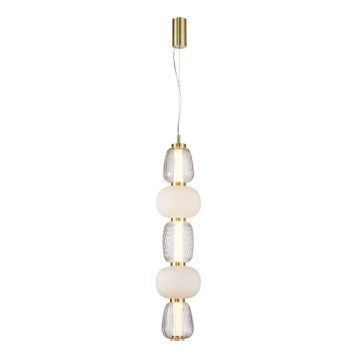 LED Luster na lanku CARO LED/40W/230V zlatá