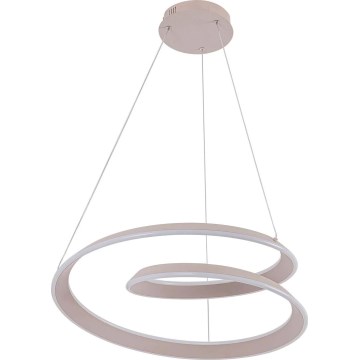 LED luster na lanku CASHMERE LED/75W/230V pr. 60 cm béžový