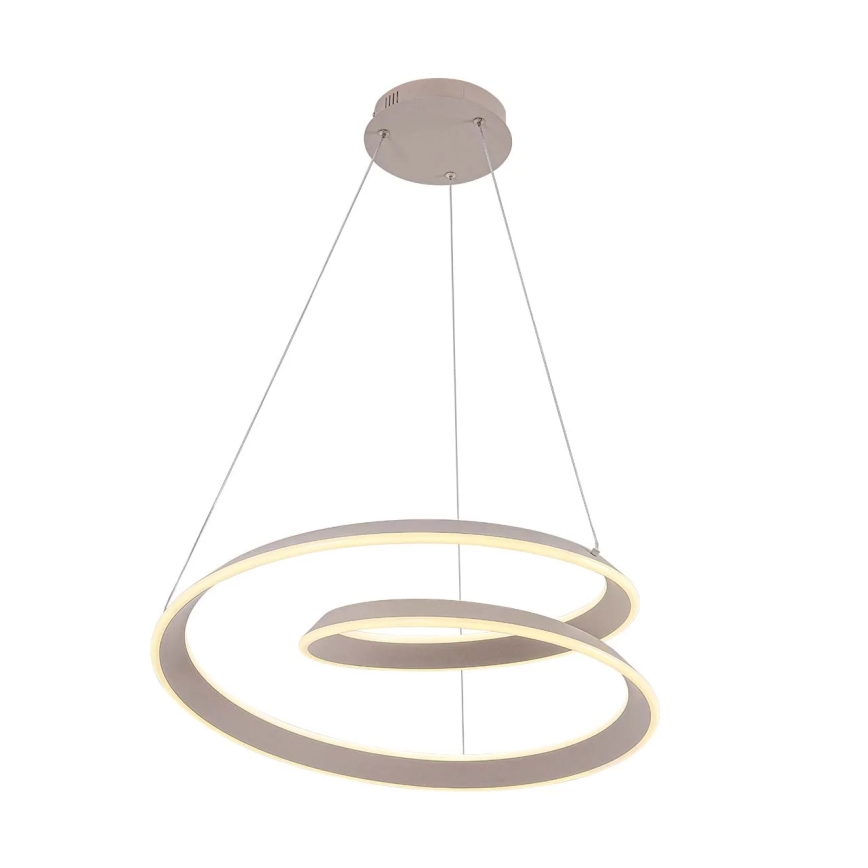 LED luster na lanku CASHMERE LED/75W/230V pr. 60 cm béžový