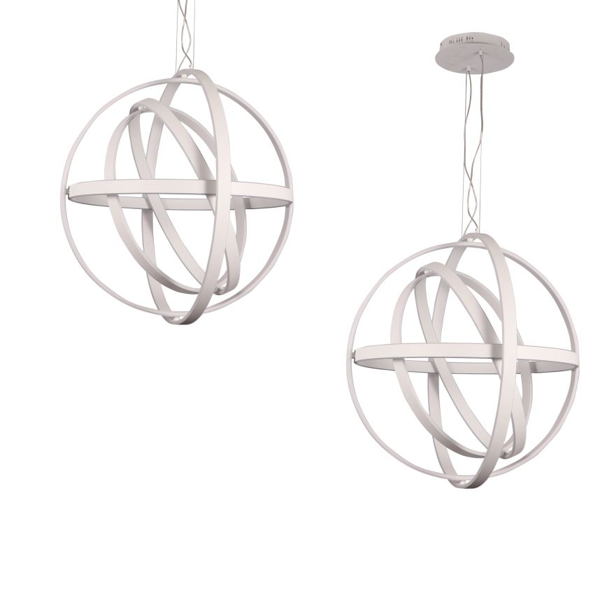 LED Luster na lanku COPERNICUS 1xLED/260W/230V biela