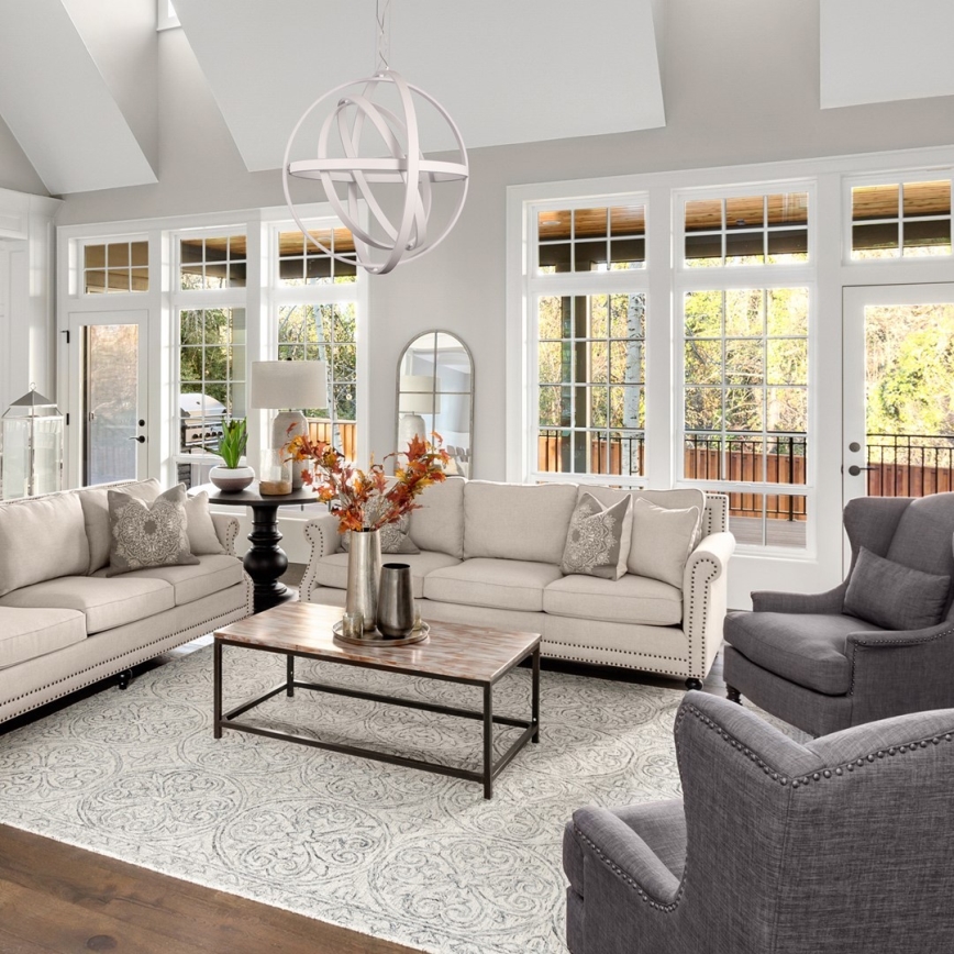 LED luster na lanku COPERNICUS LED/260W/230V biela