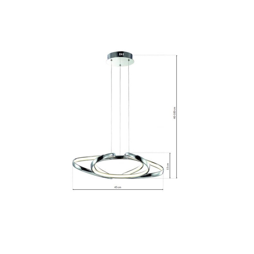 LED luster na lanku COPERNICUS LED/46W/230V