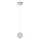 LED luster na lanku CREMONA 1xLED/5W/230V 3000K matný chróm