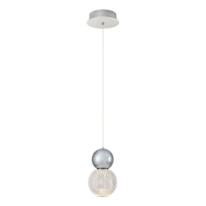 LED luster na lanku CREMONA LED/5W/230V 3000K matný chróm