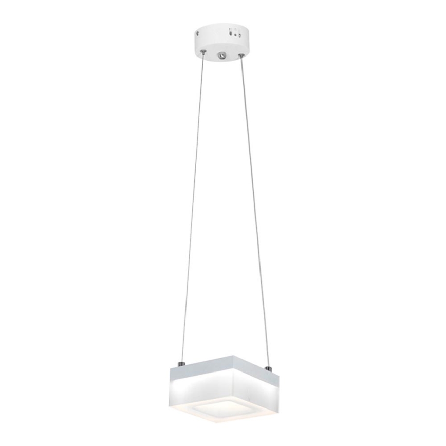 LED Luster na lanku CUBO LED/12W/230V štvorec