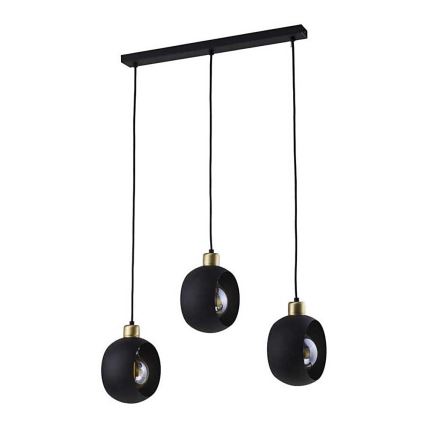 LED luster na lanku CUBUS 3xE27/60W/230V