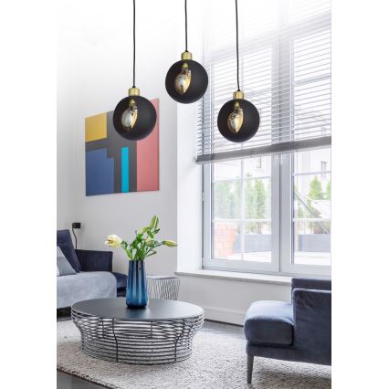 LED luster na lanku CUBUS 3xE27/60W/230V