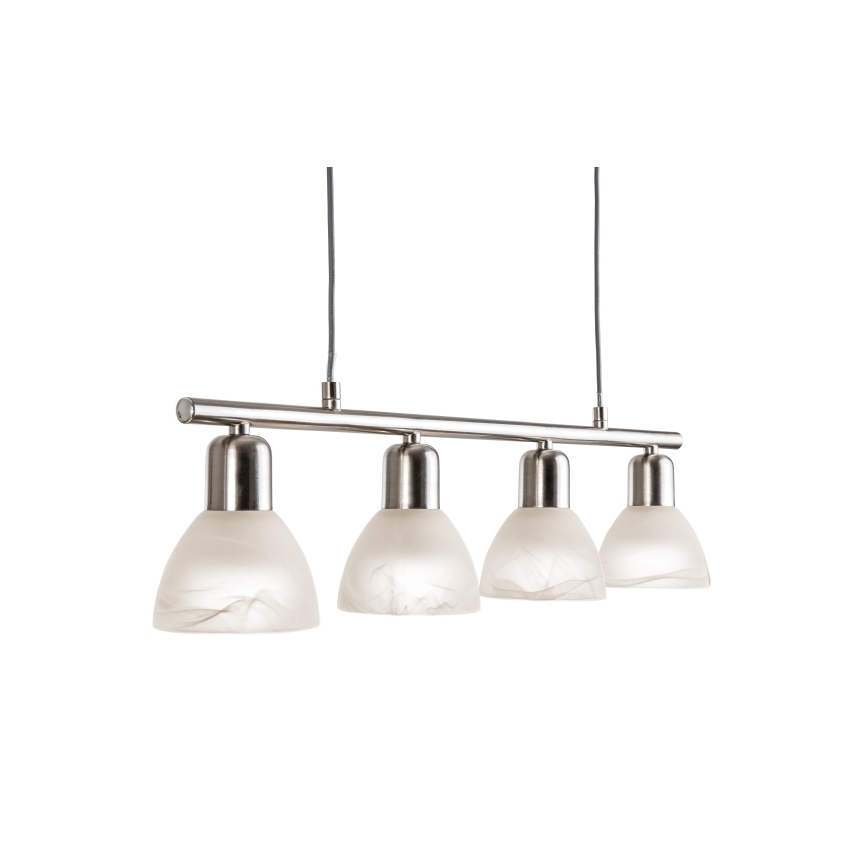 LED Luster na lanku DAYTONA 4xE14/5W/230V 3000K lesklý chróm