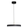 LED Luster na lanku DISC LED/38W/230V pr. 45 cm čierna