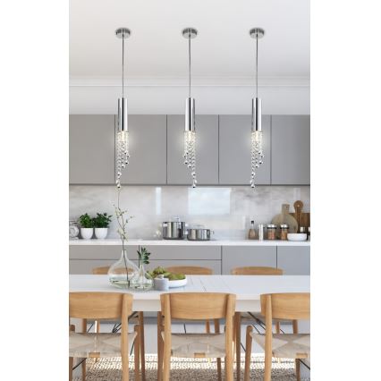 LED Luster na lanku DUERO LED/3W/230V