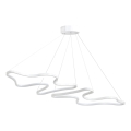 LED Luster na lanku DUPLE ARTISAN LED/80W/230V 6500K biela