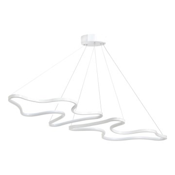 LED Luster na lanku DUPLE ARTISAN LED/80W/230V 6500K biela