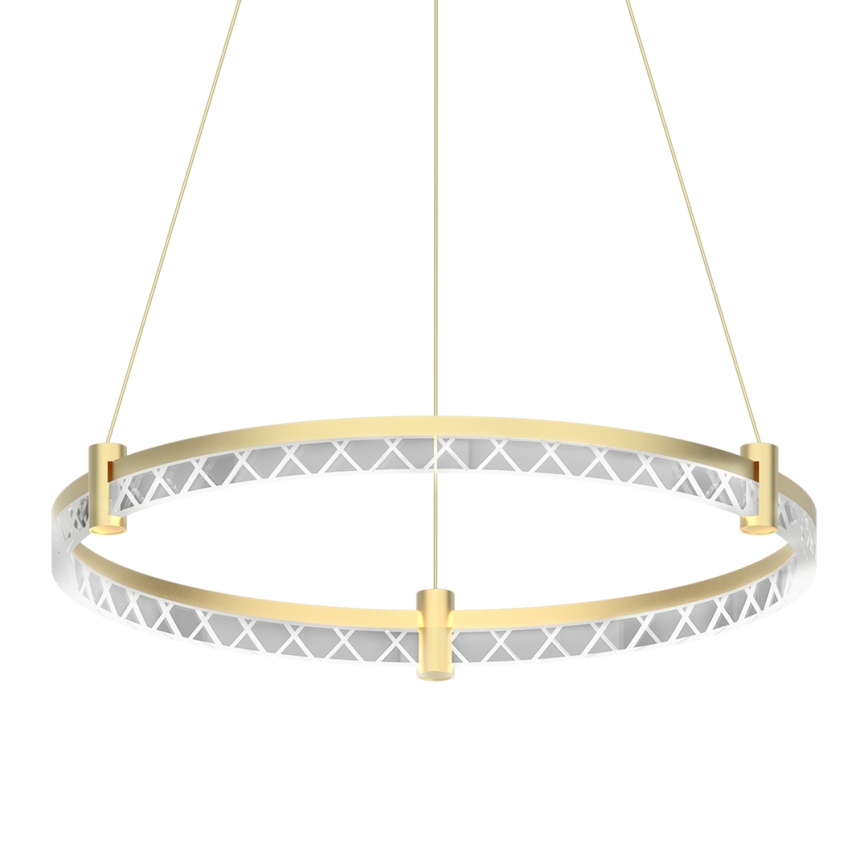 LED Luster na lanku ELEGANCE LED/36W/230V pr. 60 cm zlatá