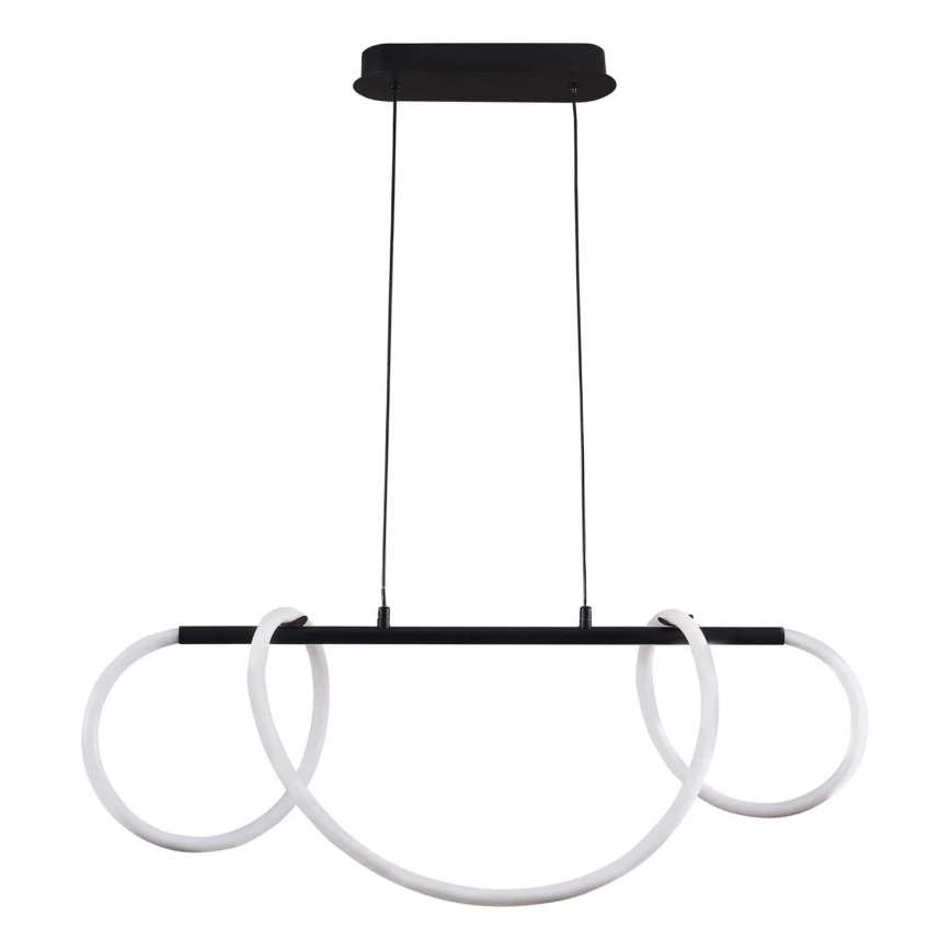 LED Luster na lanku EMMA LED/38W/230V čierna