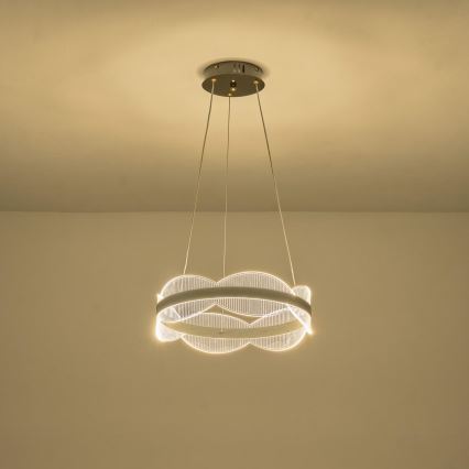 LED Luster na lanku FIRENZE LED/48W/230V 3000K pr. 40 cm