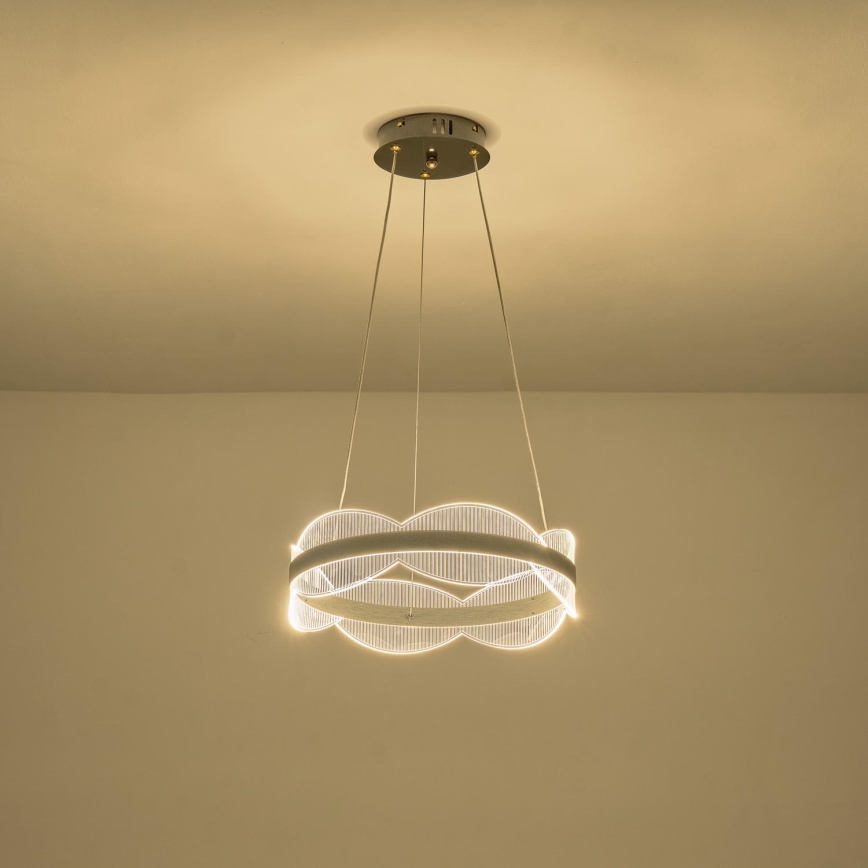 LED Luster na lanku FIRENZE LED/48W/230V 3000K pr. 40 cm