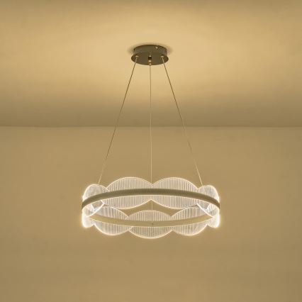 LED Luster na lanku FIRENZE LED/60W/230V 3000K pr. 60 cm