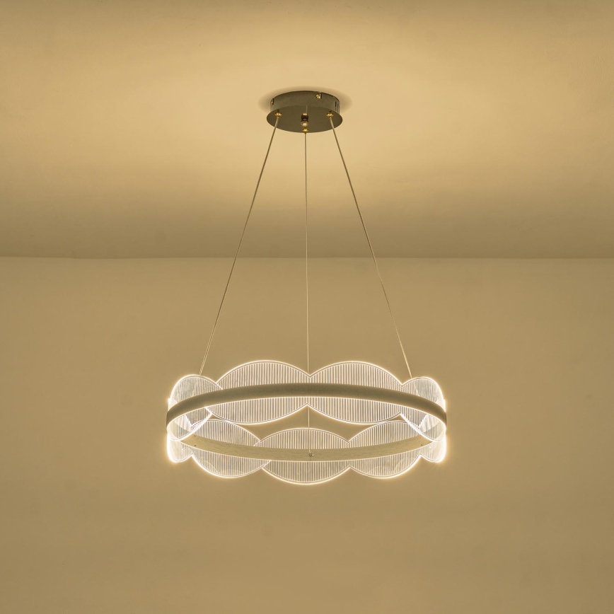 LED Luster na lanku FIRENZE LED/60W/230V 3000K pr. 60 cm