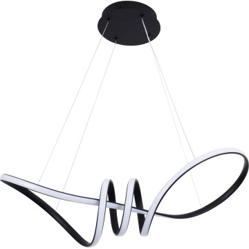 LED Luster na lanku FLAVIA LED/44W/230V čierny