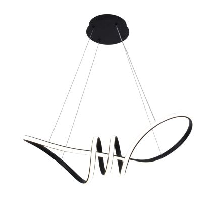 LED Luster na lanku FLAVIA LED/44W/230V čierny