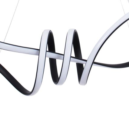 LED Luster na lanku FLAVIA LED/44W/230V čierny