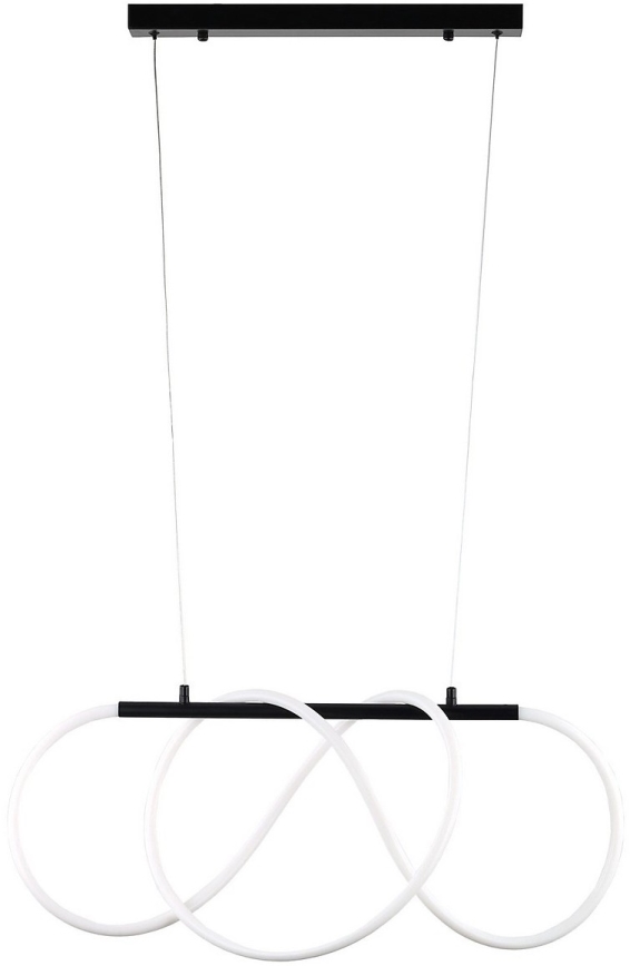 LED luster na lanku FLEXI LED/36W/230V 4000K čierny