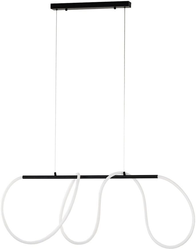 LED luster na lanku FLEXI LED/45W/230V 4000K čierny