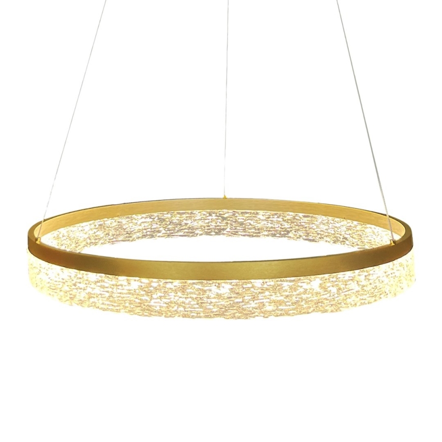 LED luster na lanku GALA LED/25W/230V pr. 50 cm zlatý