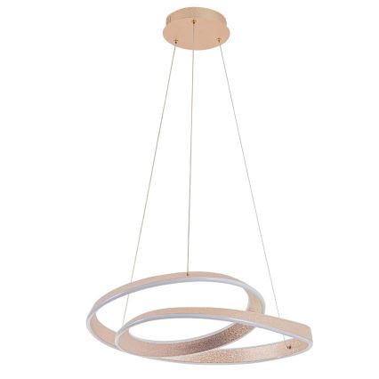 LED luster na lanku GLOW LED/75W/230V 4000K pr. 60 cm zlatý