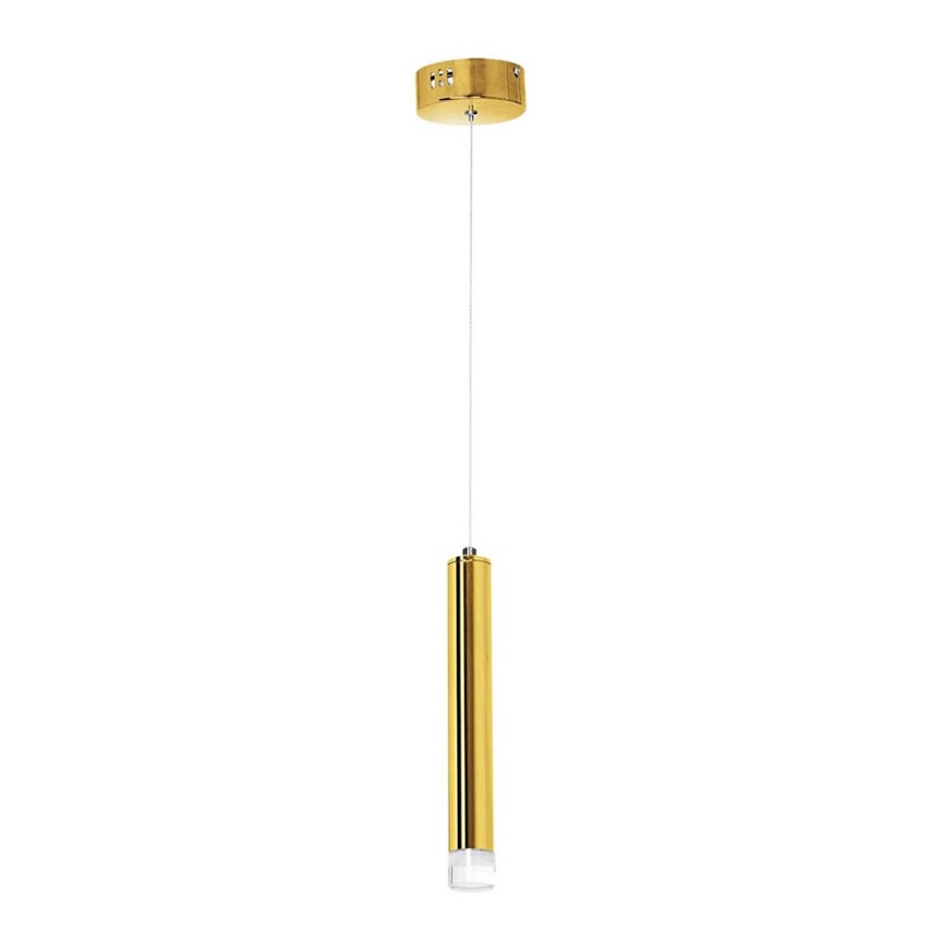 LED Luster na lanku GOLDIE 1xLED/5W/230V zlatá