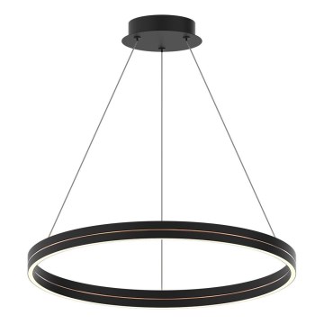 LED Luster na lanku GRAVITY LED/36W/230V čierna