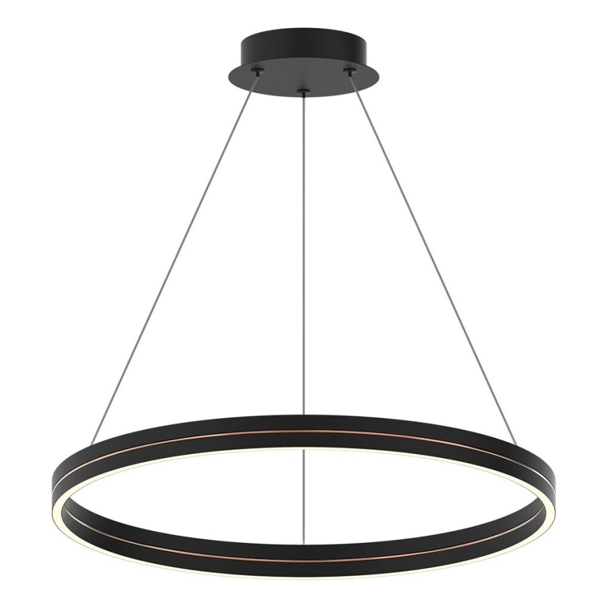 LED Luster na lanku GRAVITY LED/36W/230V čierna
