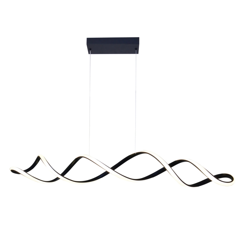 LED Luster na lanku INFINITO LED/43W/230V čierna