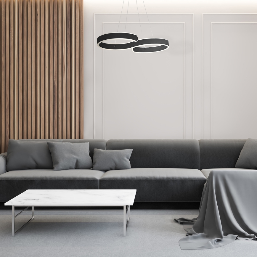 LED Luster na lanku INFINITY LED/50W/230V