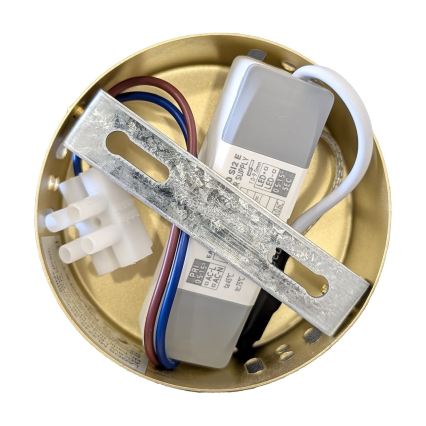 LED luster na lanku LAGOS LED/8W/230V zlatý