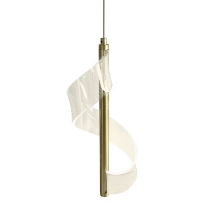LED Luster na lanku LARGO LED/10W/230V zlatá