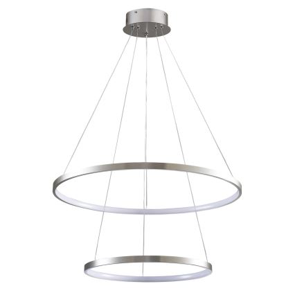LED Luster na lanku LEA LED/35W/230V 4000K pr. 60 cm matný chróm