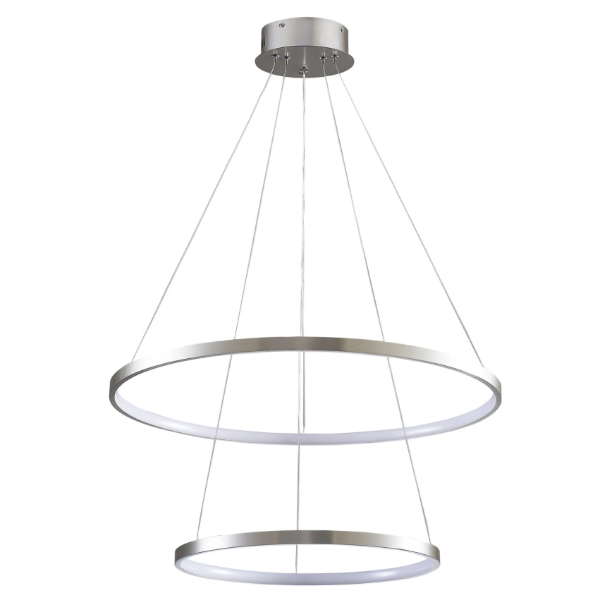 LED Luster na lanku LEA LED/35W/230V 4000K pr. 60 cm matný chróm