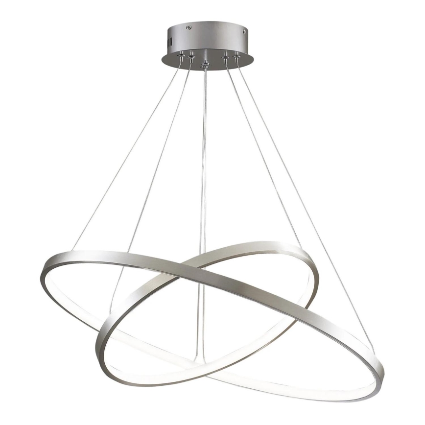 LED Luster na lanku LEA LED/35W/230V 4000K pr. 60 cm matný chróm