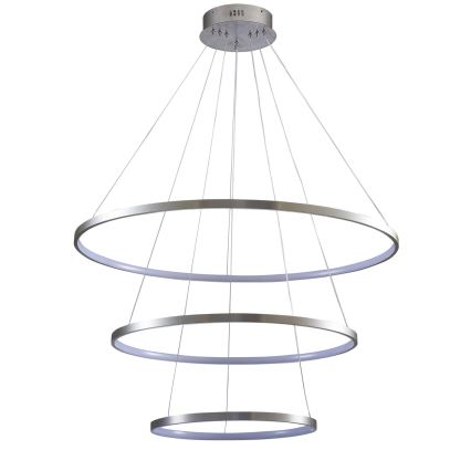 LED Luster na lanku LEA LED/60W/230V 4000K pr. 80 cm matný chróm